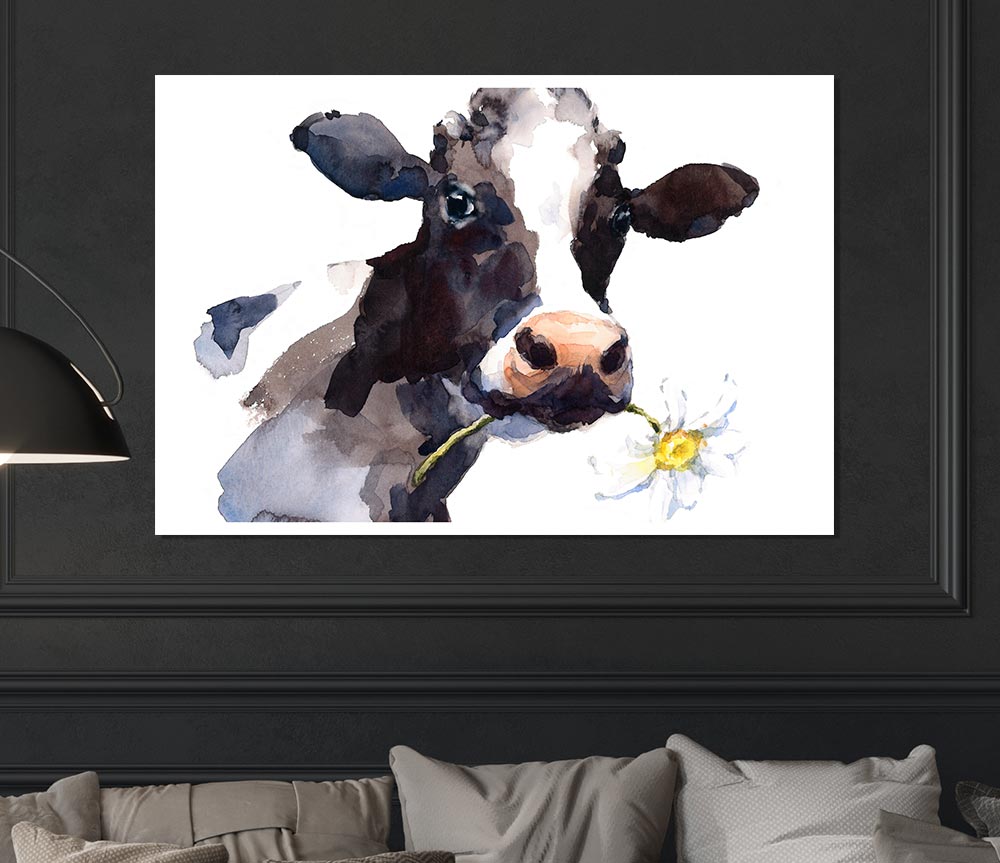 Daisy The Cow Print Poster Wall Art