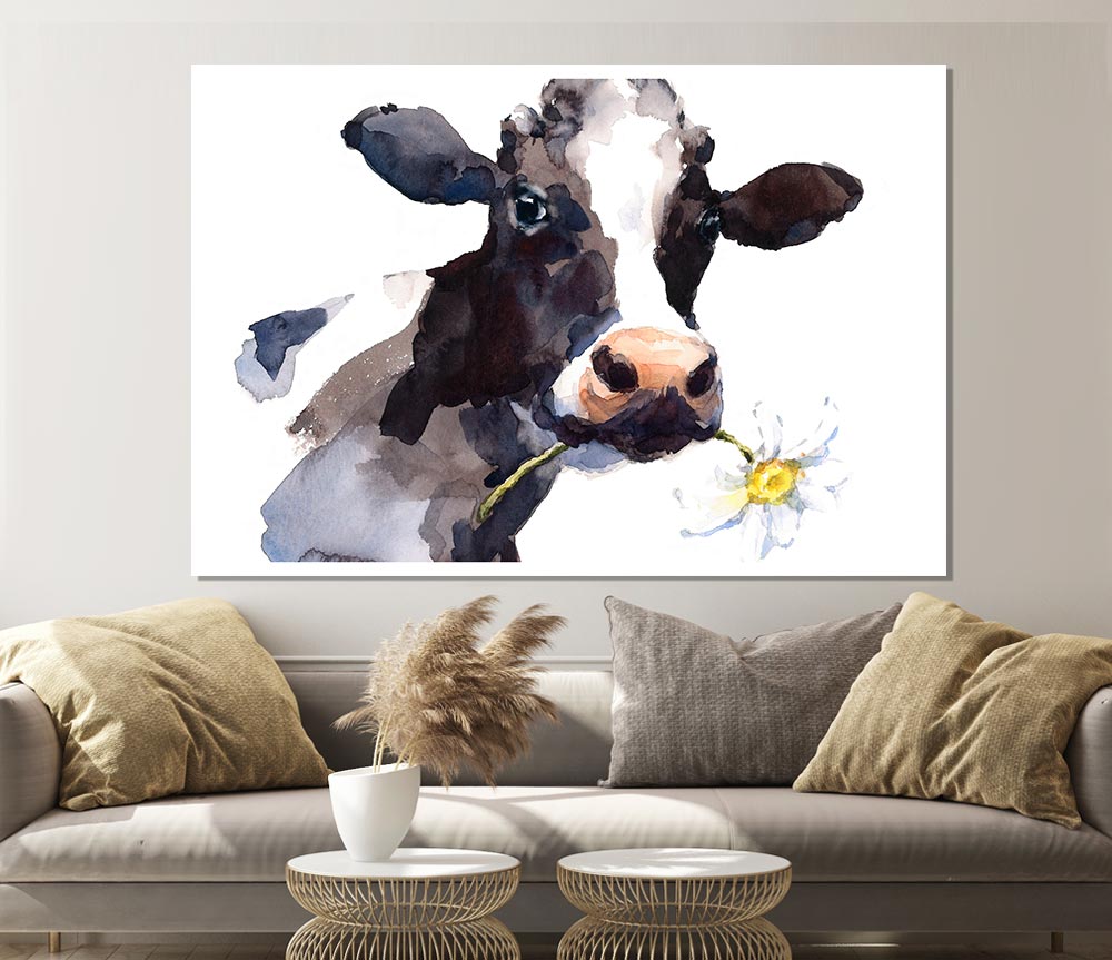 Daisy The Cow Print Poster Wall Art