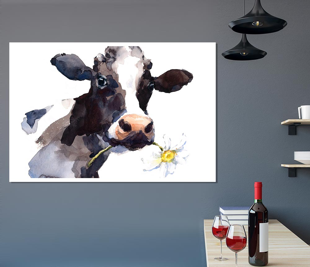 Daisy The Cow Print Poster Wall Art