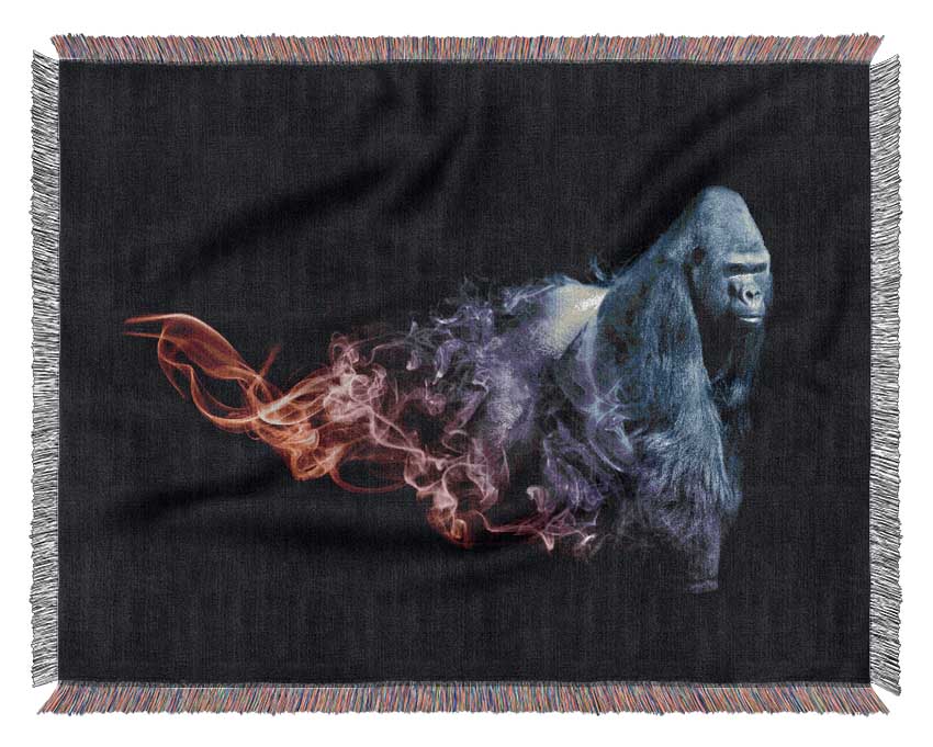 Smokey Gorilla Woven Blanket