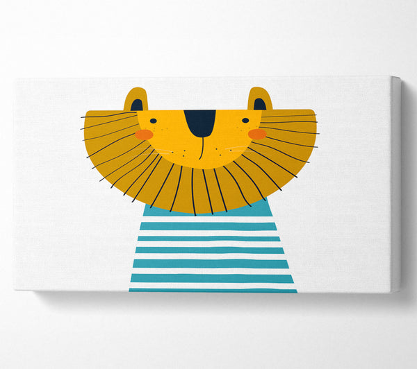 Lion In Striped Clothes