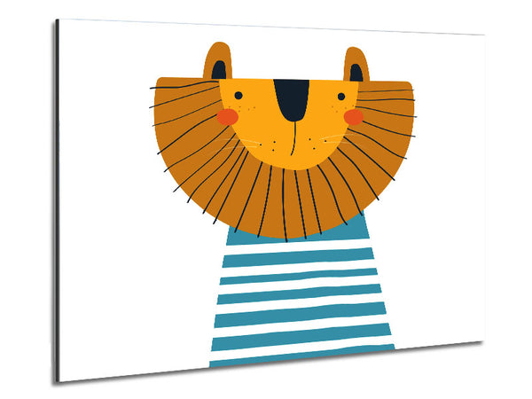 Lion In Striped Clothes