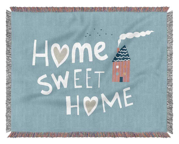 Home Sweet Home Cosy Woven Blanket