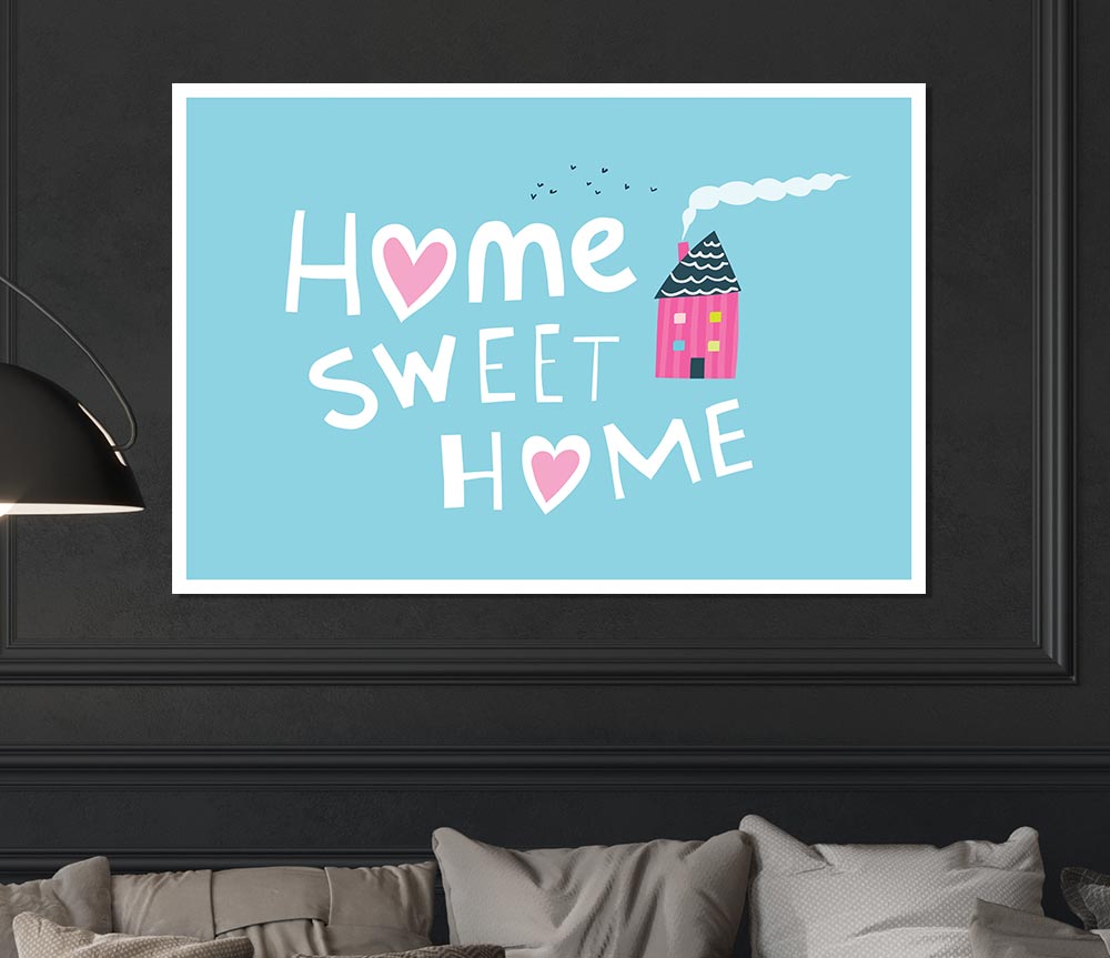 Home Sweet Home Cosy Print Poster Wall Art