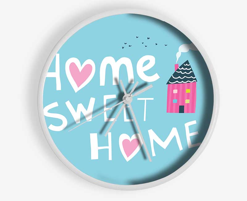 Home Sweet Home Cosy Clock - Wallart-Direct UK