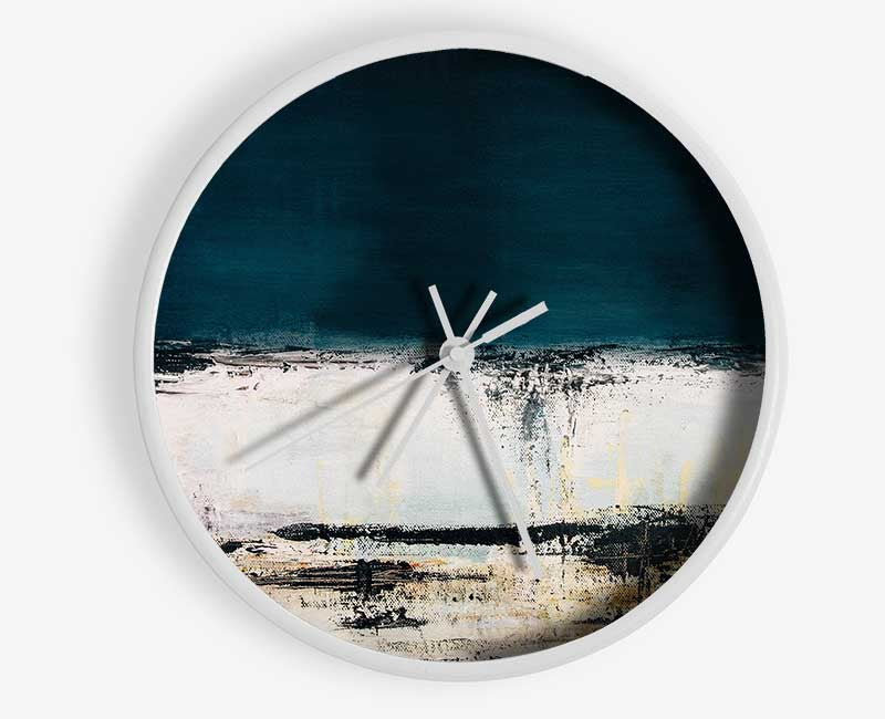 Two Town Distressed Clock - Wallart-Direct UK