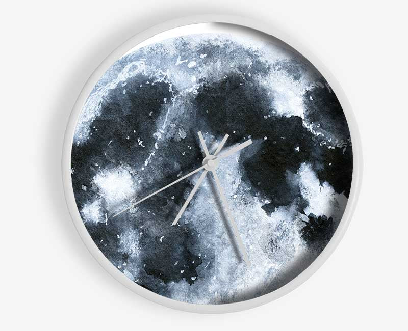 The Moon Peering Clock - Wallart-Direct UK