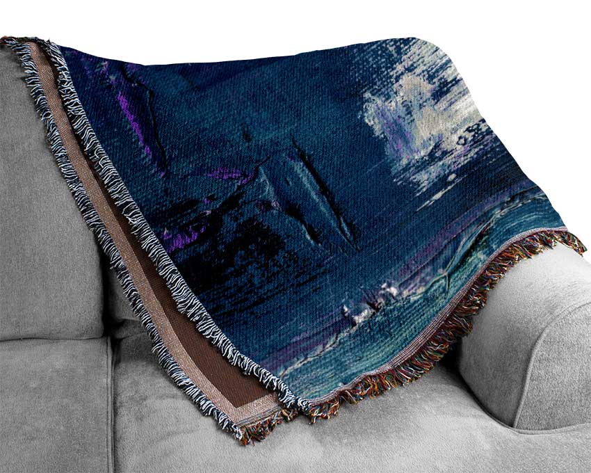 Acrylic Art Paint Textures Woven Blanket