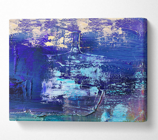 Picture of Acrylic Art Paint Textures Canvas Print Wall Art