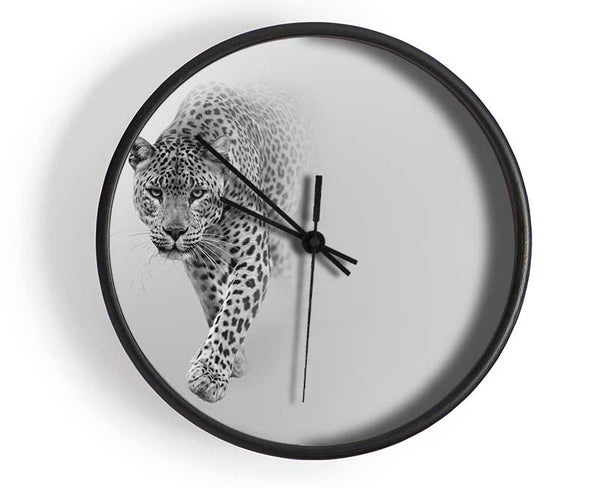 Leopard In The Mist Clock - Wallart-Direct UK