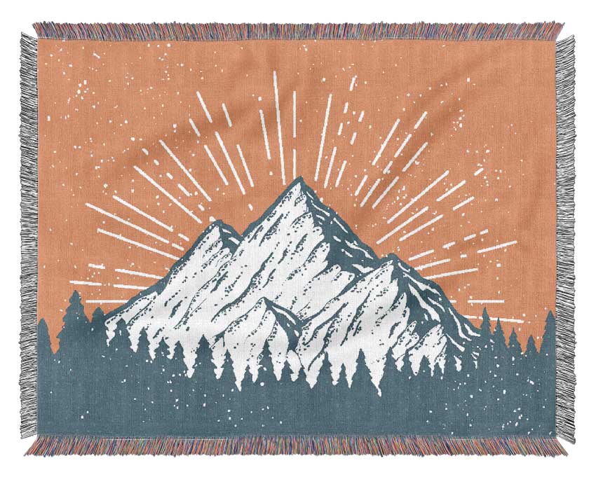 The Mountain Peak Woven Blanket