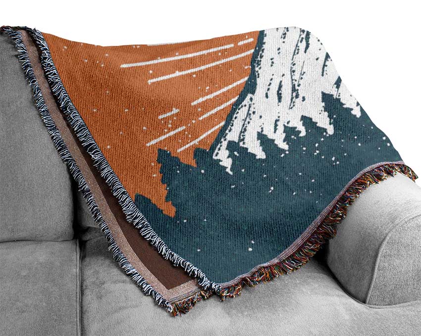 The Mountain Peak Woven Blanket