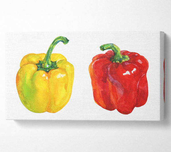 Yellow And Red Pepper