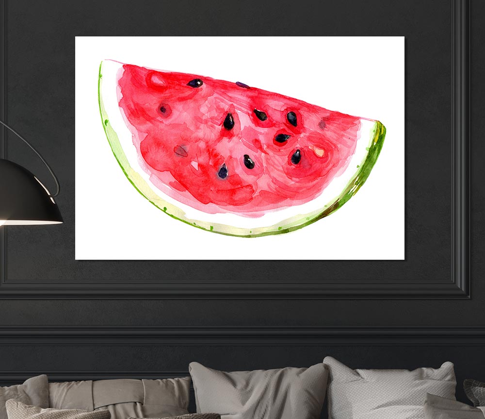 Watercolour Watermelon Print Poster Wall Art