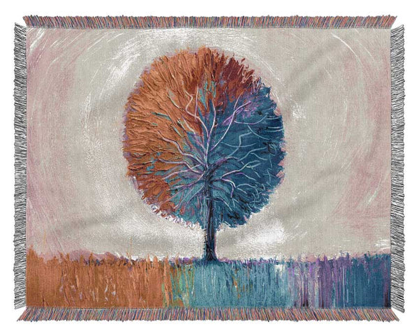 Lone Tree Rainbow Woven Blanket