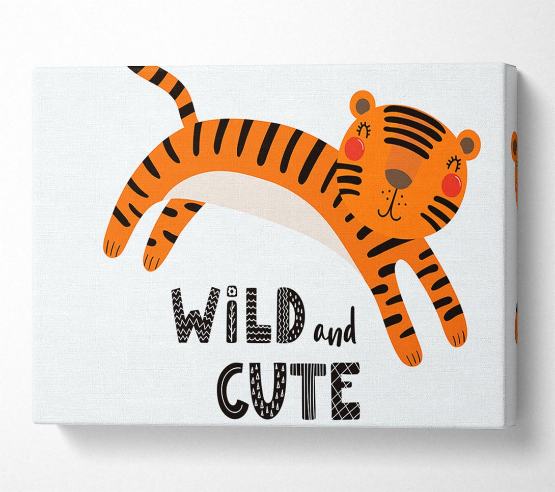 Picture of Wild And Cute Tiger Canvas Print Wall Art