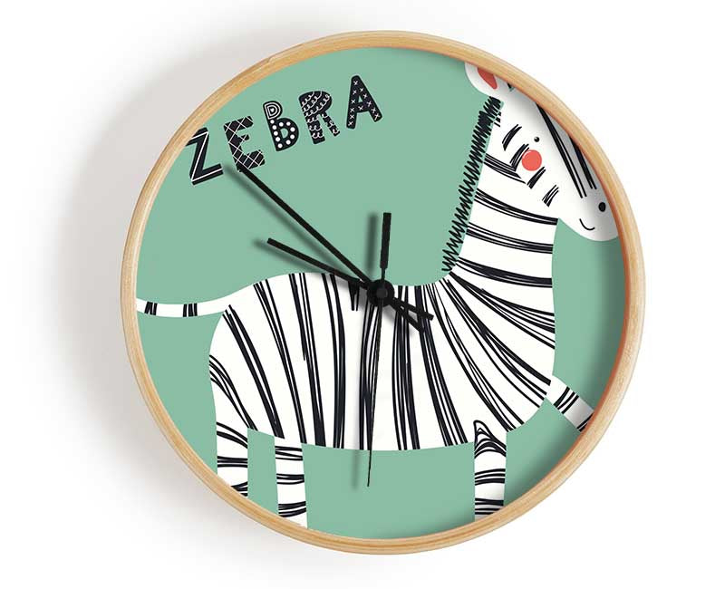 Zebra Pride Clock - Wallart-Direct UK