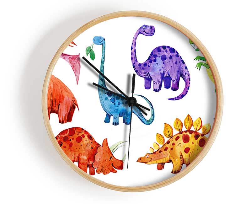 Dinosaur Assortment Clock - Wallart-Direct UK