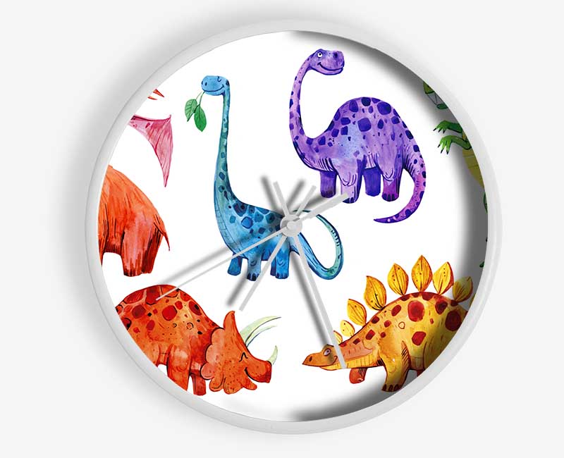 Dinosaur Assortment Clock - Wallart-Direct UK