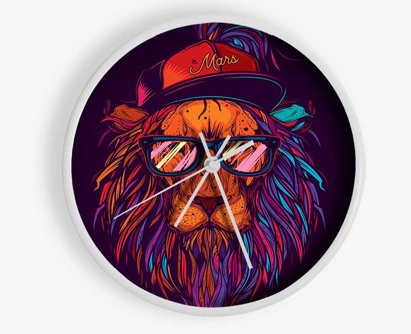 Lion Sunglasses Clock - Wallart-Direct UK