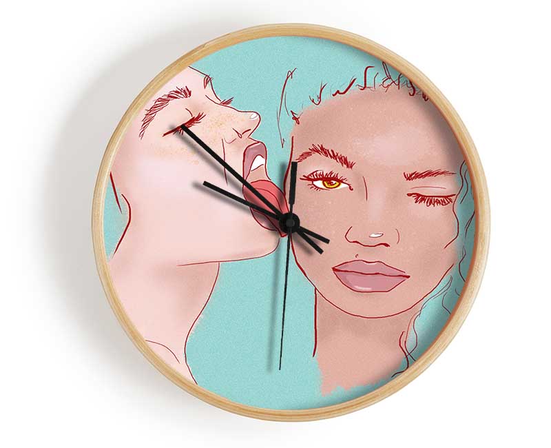 Lick Clock - Wallart-Direct UK