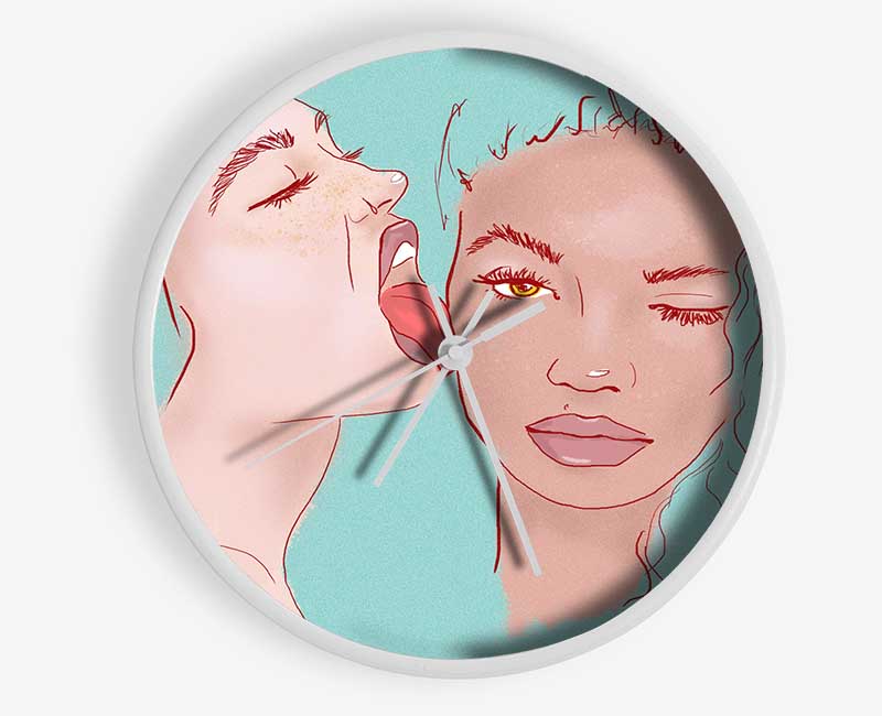 Lick Clock - Wallart-Direct UK