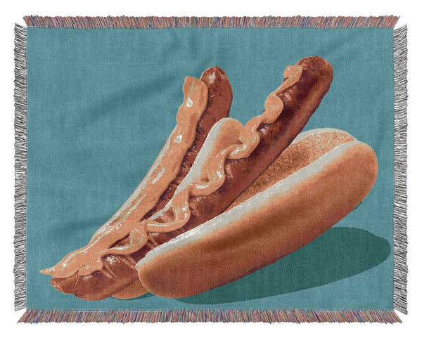 Hot Diggidy Dog Woven Blanket