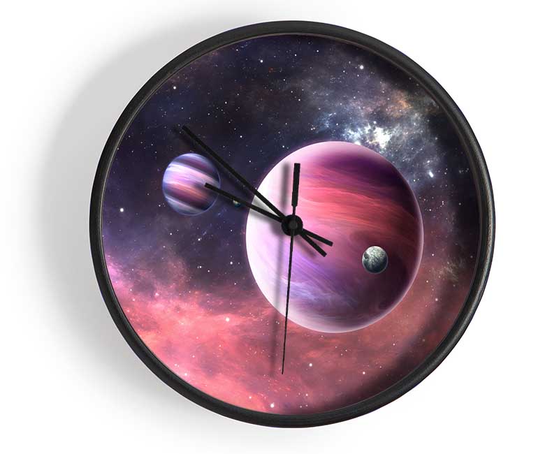 Planets In Orbit Clock - Wallart-Direct UK