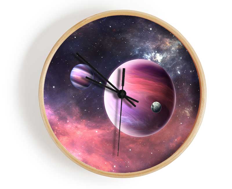 Planets In Orbit Clock - Wallart-Direct UK