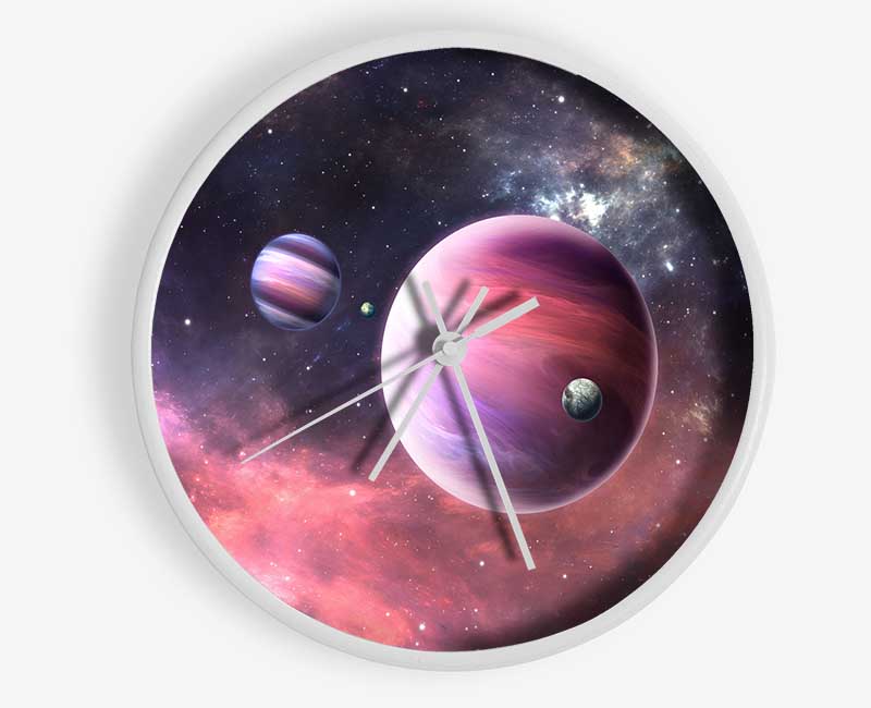 Planets In Orbit Clock - Wallart-Direct UK