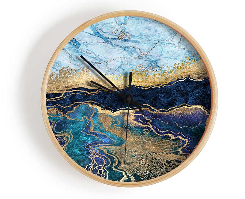 The Marble Road Clock - Wallart-Direct UK