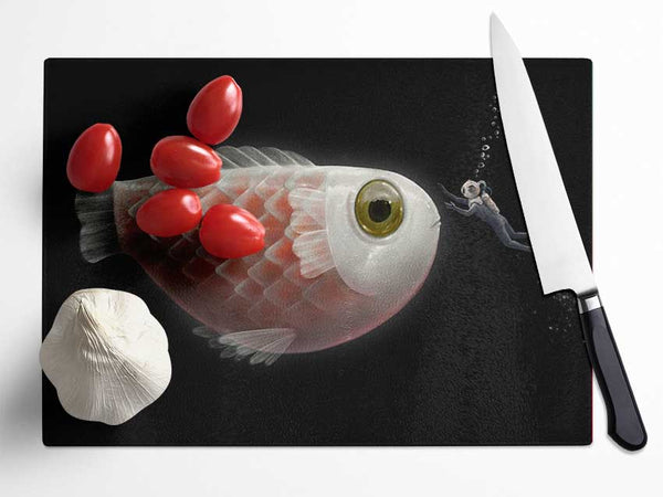 The Giant Fish Glass Chopping Board