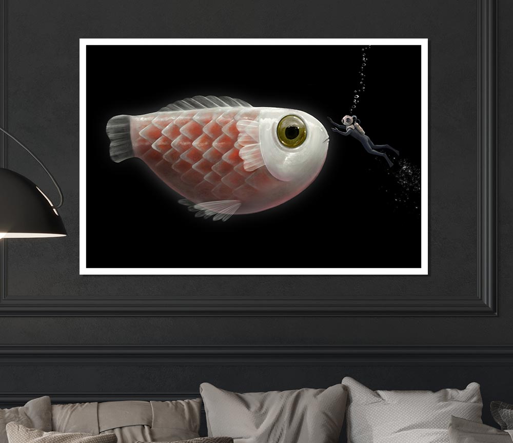 The Giant Fish Print Poster Wall Art