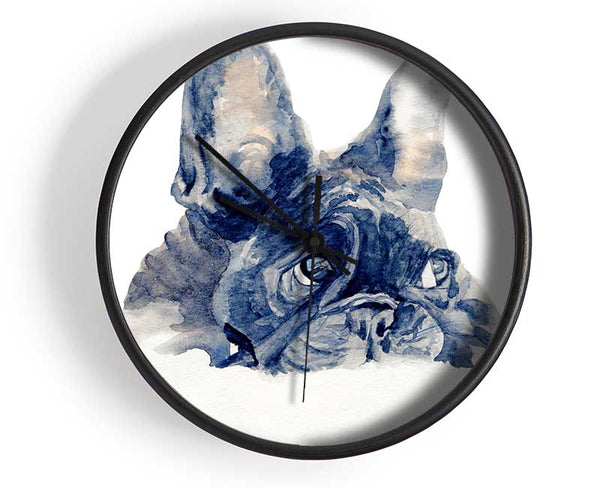 Cute French Bulldog Clock - Wallart-Direct UK