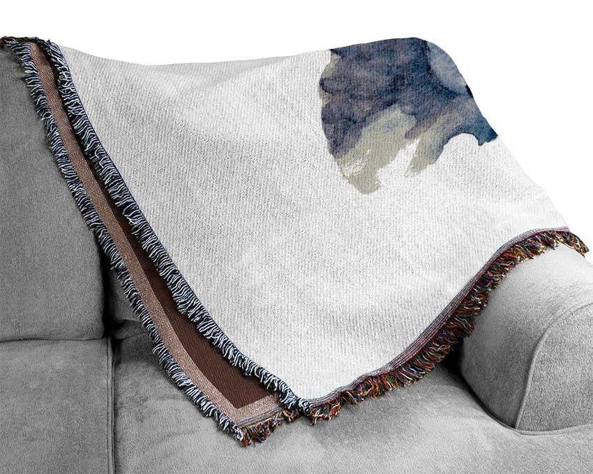 Cute French Bulldog Woven Blanket