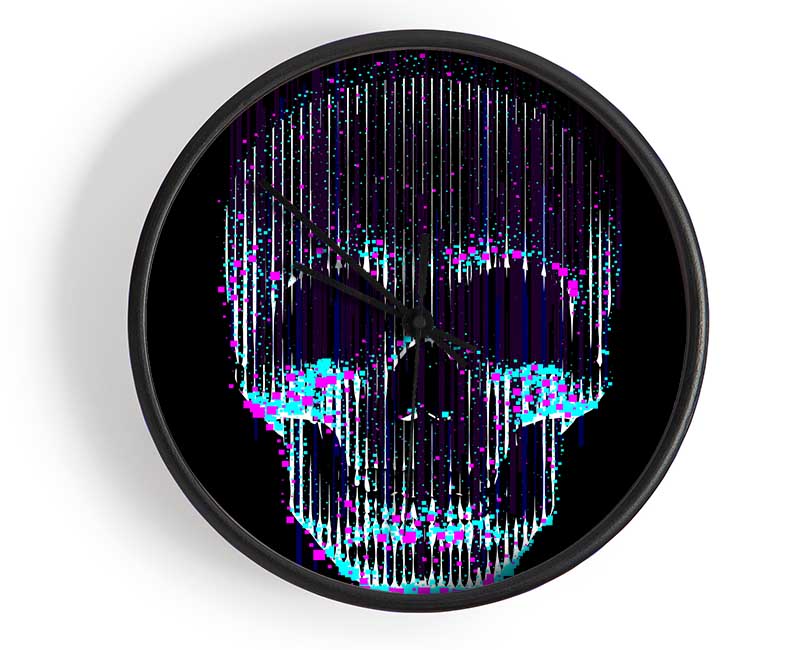 Distorted Skull Clock - Wallart-Direct UK