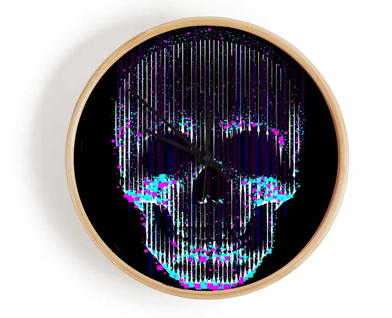 Distorted Skull Clock - Wallart-Direct UK