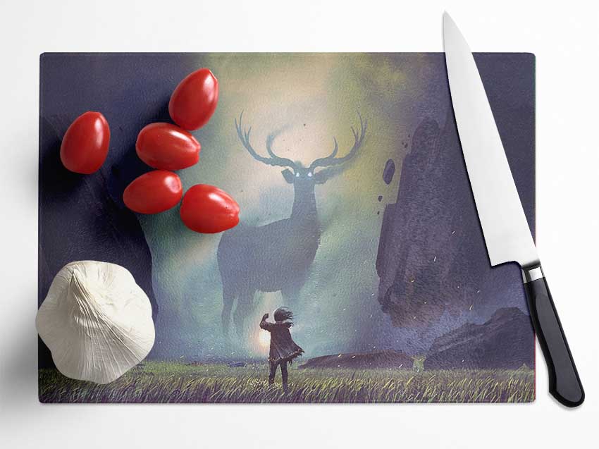 The Giant Stag Glass Chopping Board