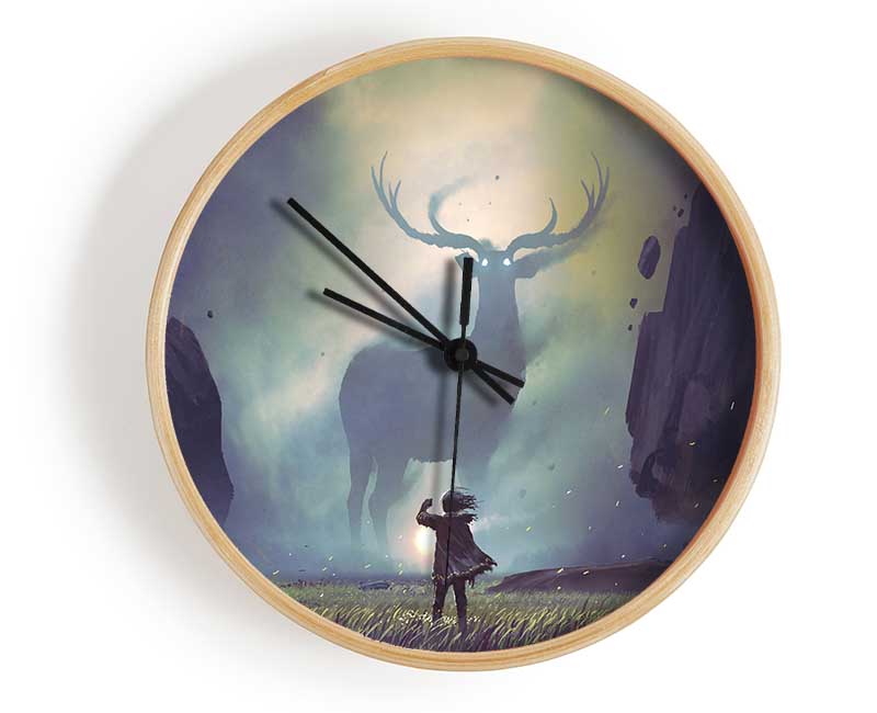 The Giant Stag Clock - Wallart-Direct UK