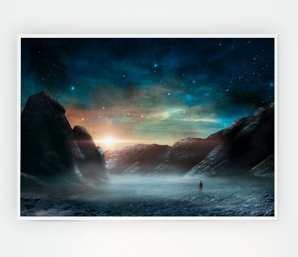 The Cloudy Universe Print Poster Wall Art