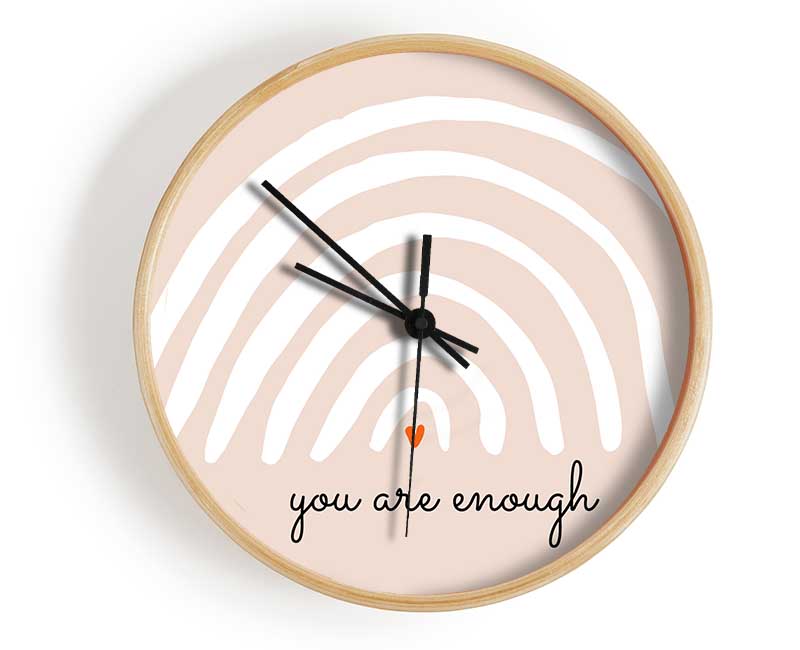 You Are Enough Clock - Wallart-Direct UK