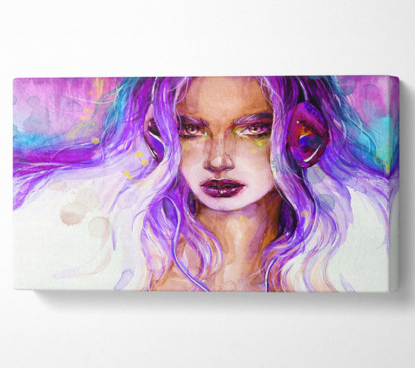 Lilac Woman Watercolour