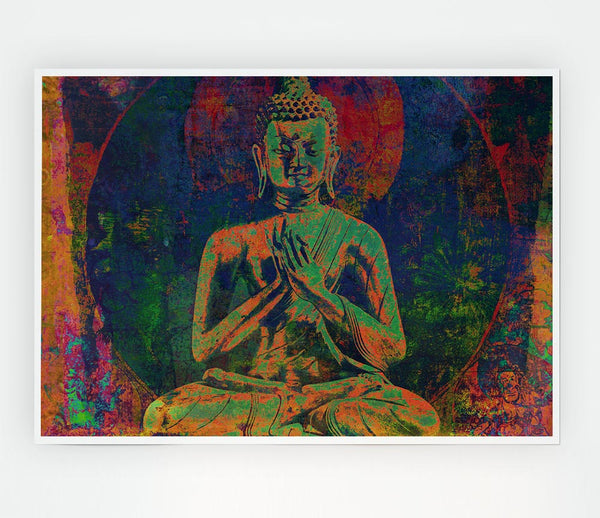 The Proud Buddha Print Poster Wall Art