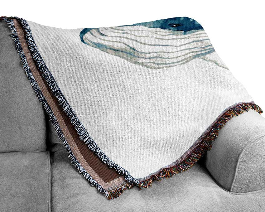 The Whale Forest Woven Blanket