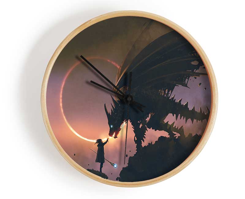 The Dragon Of The Cliff Clock - Wallart-Direct UK