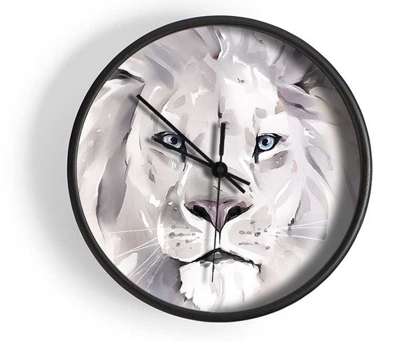 The Grey Lion Clock - Wallart-Direct UK