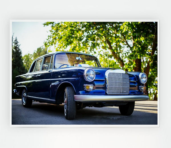 Classic Mercedes Print Poster Wall Art