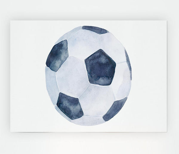 Football Drawing Print Poster Wall Art