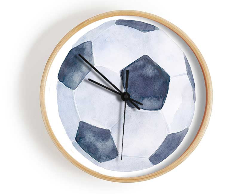 Football Drawing Clock - Wallart-Direct UK