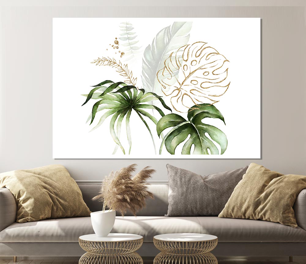 Beautiful Cheese Plant Print Poster Wall Art